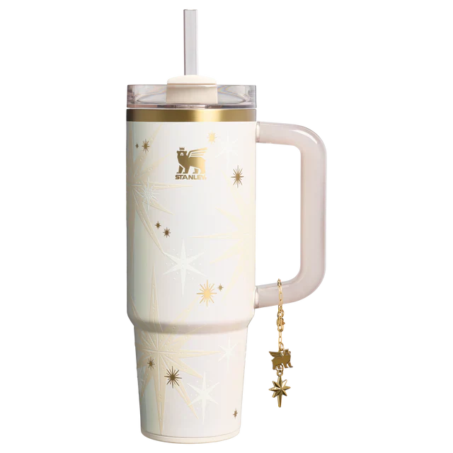 Stanley Starlight Shimmer 30 oz Quencher Luxe H2.O FlowState™ Tumbler – Holiday Limited Edition