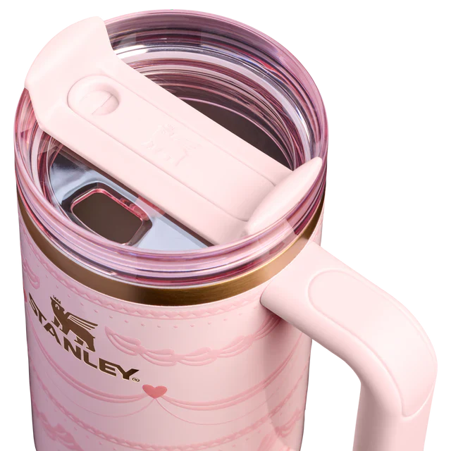 Stanley Valentine's Day 30 oz Quencher H2.O FlowState™ Tumbler | Pink & Red Velvet Cake