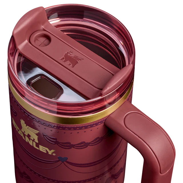 Stanley Valentine's Day 30 oz Quencher H2.O FlowState™ Tumbler | Pink & Red Velvet Cake